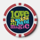 Suche nach liebe poker chips Typografie