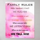 Suche nach familienregeln poster Liebe
