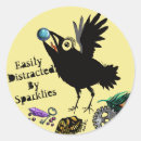 Suche nach niedliche krähe aufkleber Rabe