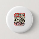 Suche nach jesus liebt dich buttons Weihnachten
