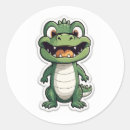 Suche nach krokodil cartoon aufkleber Zähler