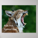 Suche nach gähnen poster Tier