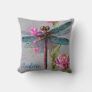 Suche nach blaue libelle kissen Aquarell