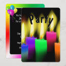 Suche nach kerzen party einladungen Bunt
