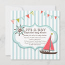 Suche nach anker baby party einladungen Streifen