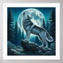 Suche nach heulender wolf poster Wald