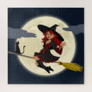 Suche nach katze und mond puzzle Halloween