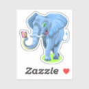 Suche nach blauer elefant aufkleber Tier
