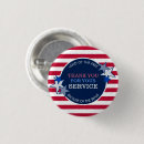 Suche nach danke für ihren service buttons Patriotisch