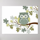 Suche nach eule in einem baum poster Herbst