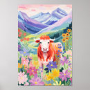 Suche nach bunte kuh poster Niedlich