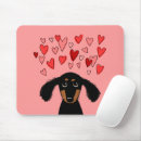 Suche nach liebe dackel mousepads Herz