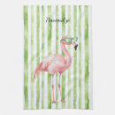 Suche nach rosa flamingo geschirr tücher Weiß