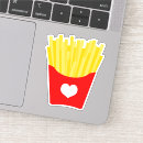 Suche nach cute food aufkleber Pommes frites