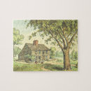 Suche nach altes haus puzzle Vintag