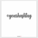 Suche nach hashtag aufkleber Sozialen medien