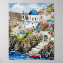 Suche nach santorini poster Mediterran