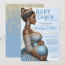 Suche nach prinz baby party einladungen Blau und gold