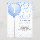 Suche nach 1st birthday einladungen Blau