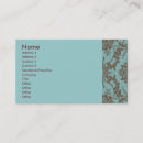 Suche nach türkis und braun visitenkarten Damast