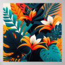 Suche nach weiße tropische blume poster Elegant