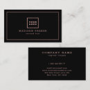 Suche nach rose gold glitter visitenkarten Schwarz