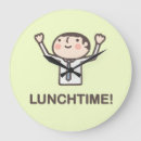Suche nach mittagessen wanduhren Lustig