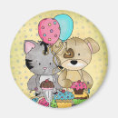 Suche nach niedlicher kindergeburtstag magnete Cartoon