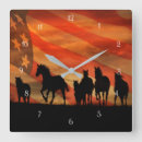 Suche nach wilde pferde wanduhren Herde