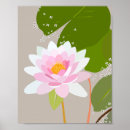Suche nach wasserlilien poster Blume
