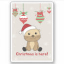 Suche nach niedlicher otter aufkleber Weihnachten