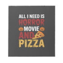 Suche nach pizza notizblock Gruselige designs