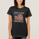 Suche nach gott segnen amerika tshirts Flagge