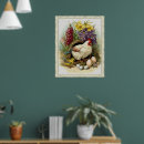 Suche nach huhn und eier poster Antike