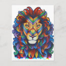 Suche nach löwe in der farbe postkarten Tier