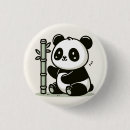 Suche nach niedlicher panda buttons Cartoon