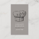 Suche nach der hut des koch visitenkarten Catering