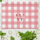 Suche nach gingham geschirrtuch geschirr tücher Monogramm