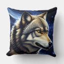 Suche nach wolf kissen Nachthimmel
