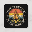 Suche nach lagerfeuer visitenkarten Natur