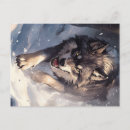 Suche nach grauer wolf postkarten Wald