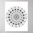 Suche nach mandala blume poster Design