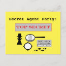 Suche nach agent secret einladungen Spionagegeburt