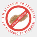 Suche nach nussallergie aufkleber Erdnuss
