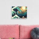 Suche nach katsushika poster Die große welle
