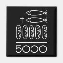 Suche nach jesus fische magnete Brote