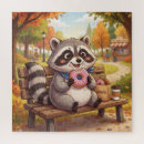 Suche nach waschbär puzzle Süße tiere