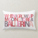 Suche nach ballett kissen Typografie