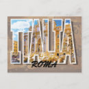 Suche nach skyline von rom postkarten Italy