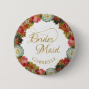 Suche nach vintage blumen buttons Bridesmaid